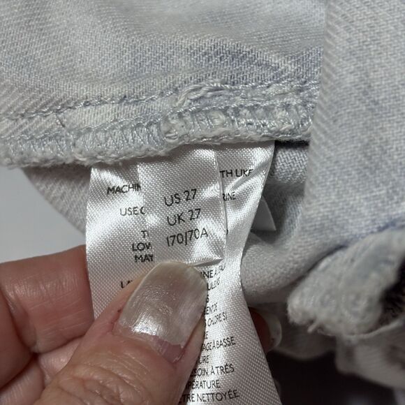 Pilcro and the Letterpress Women's Slim Boyfriend Shorts Size 27 Light Blue wash - Picture 6 of 13